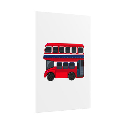 Red Double Decker Bus Rolled Posters