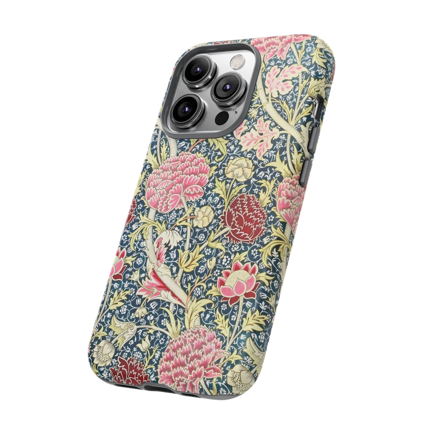 Floral Phone Case, Tough Cases, Durable Phone Cover, Stylish Phone Protector, Gift Idea for Nature Lovers, Floral Pattern Tech Accessories