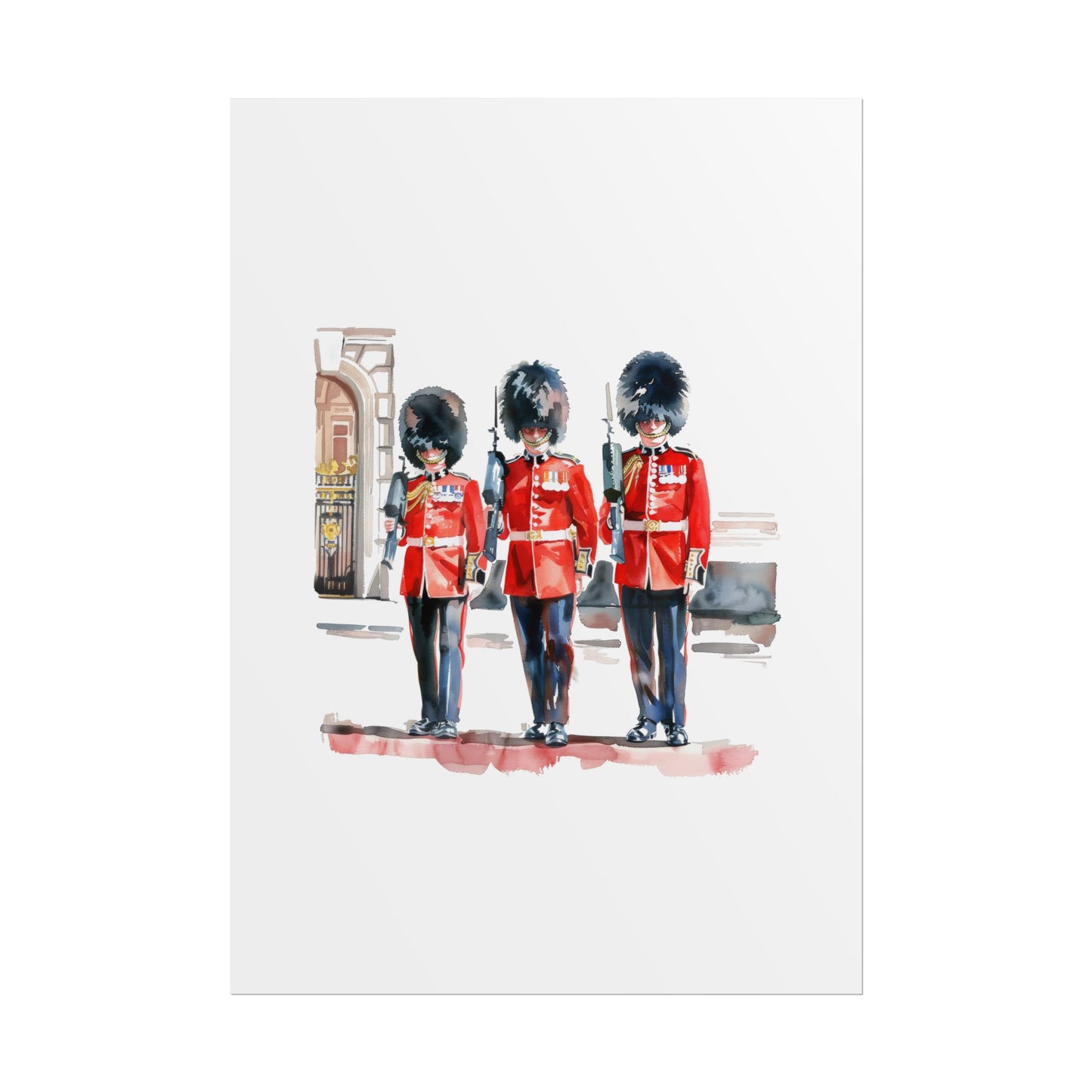 London Guard Roll-Up Posters, British Soldier Art Prints, Home Decor, Travel Gifts, Wall Art for Various Occasions