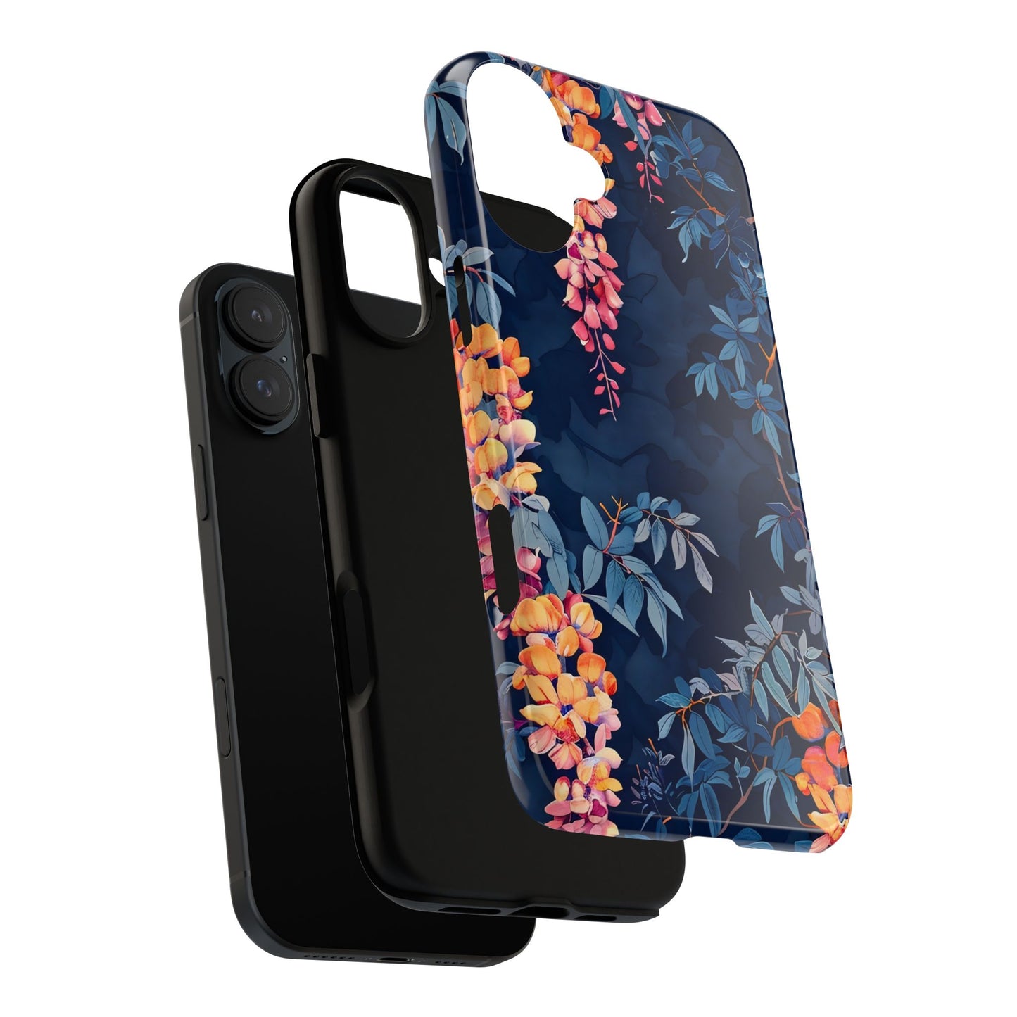 Floral iPhone Case, Tough Phone Cover, Gift for Her, Nature Lover Accessory, Spring Decor, Unique Floral Design