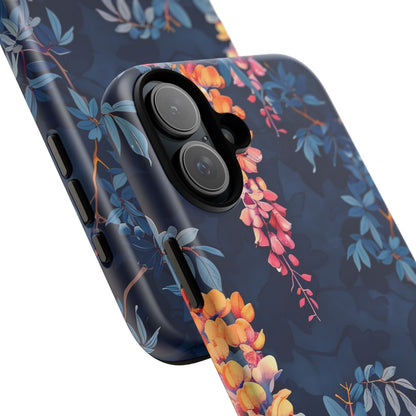Floral iPhone Case, Tough Phone Cover, Gift for Her, Nature Lover Accessory, Spring Decor, Unique Floral Design