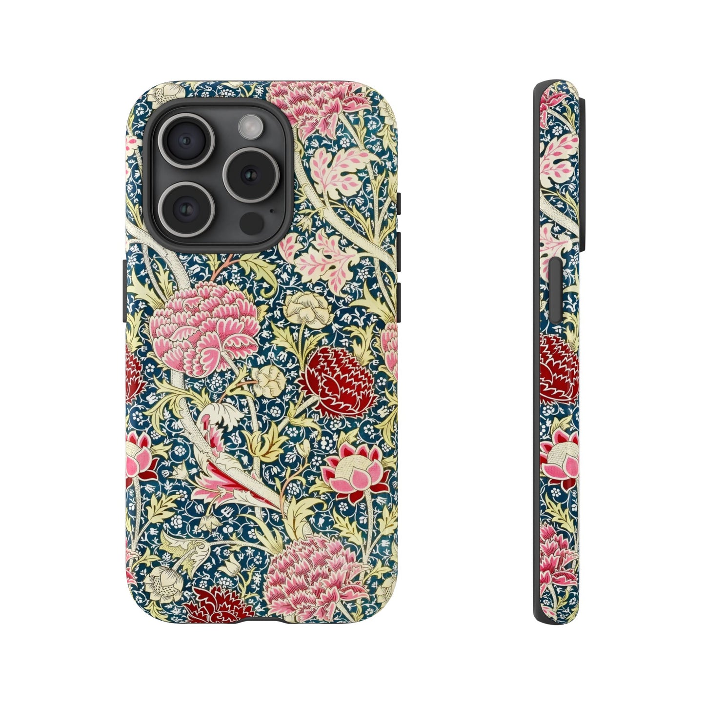 Floral Phone Case, Tough Cases, Durable Phone Cover, Stylish Phone Protector, Gift Idea for Nature Lovers, Floral Pattern Tech Accessories