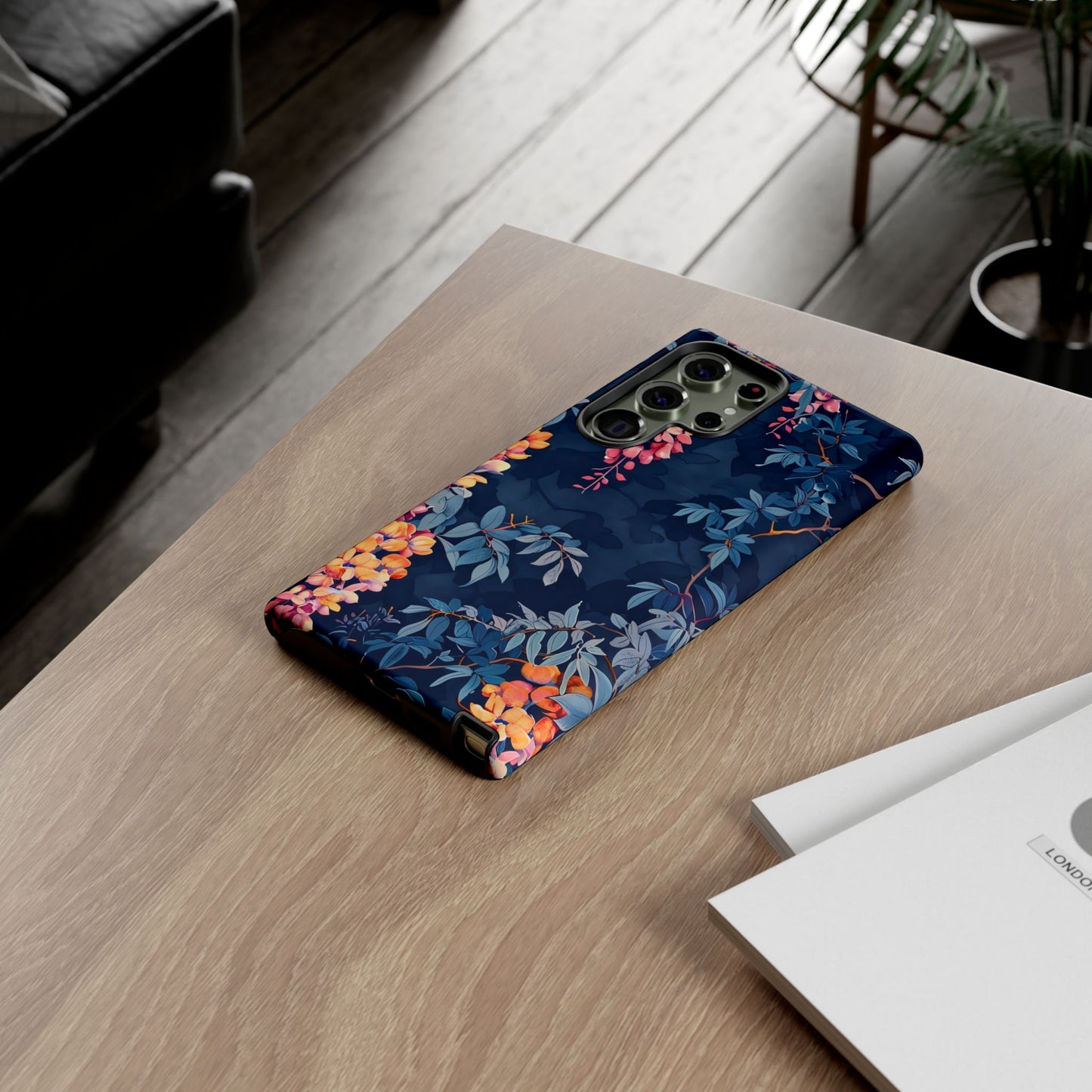 Floral iPhone Case, Tough Phone Cover, Gift for Her, Nature Lover Accessory, Spring Decor, Unique Floral Design