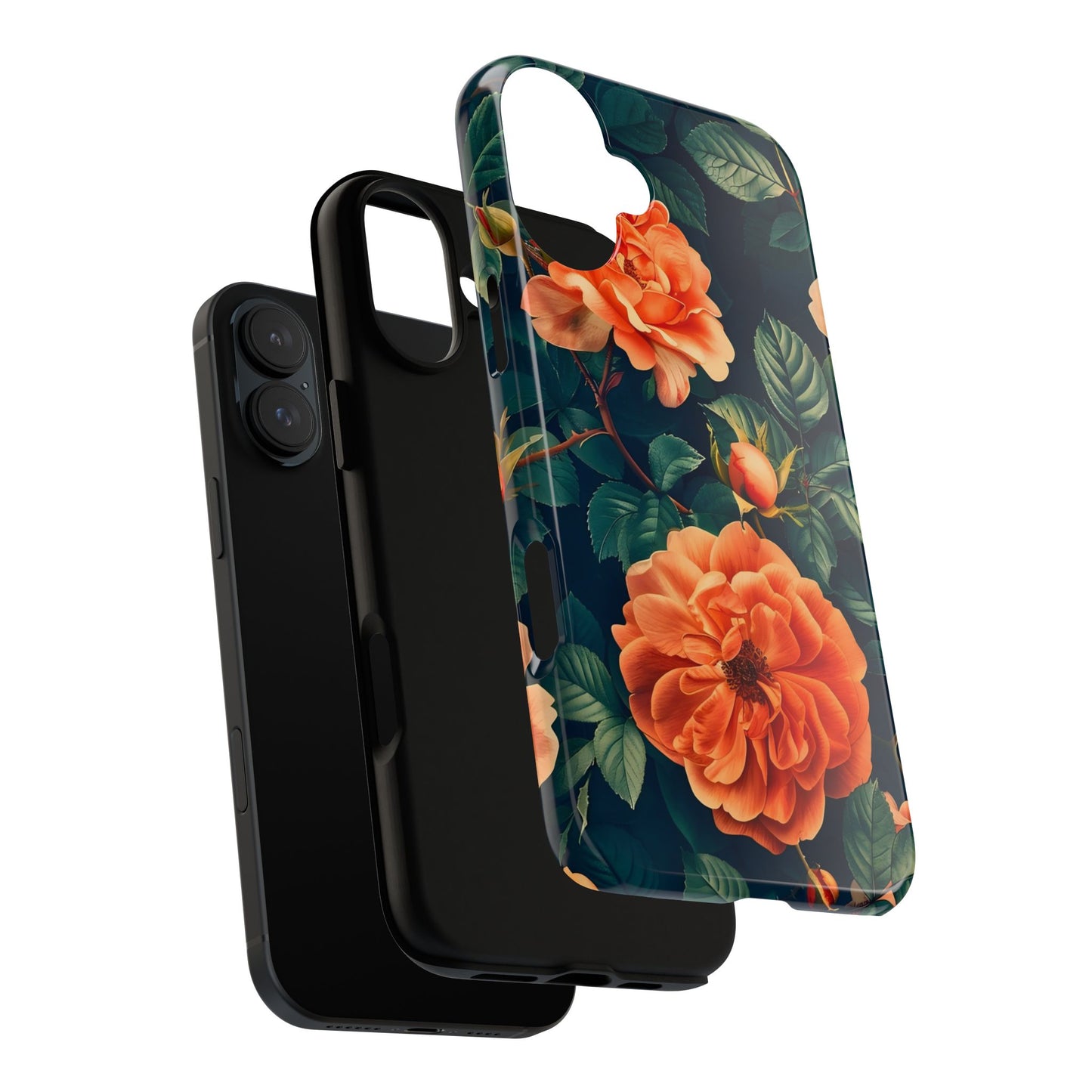 Floral Phone Case, Tough Cases for Nature Lovers, Botanical Design, Phone Protection, Gift for Her, Trending Floral Accessories