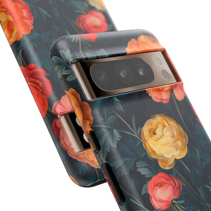 Floral Phone Case, Tough Cases for Phone Protection, Gift for Flower Lovers, Floral Designs, Spring Decor