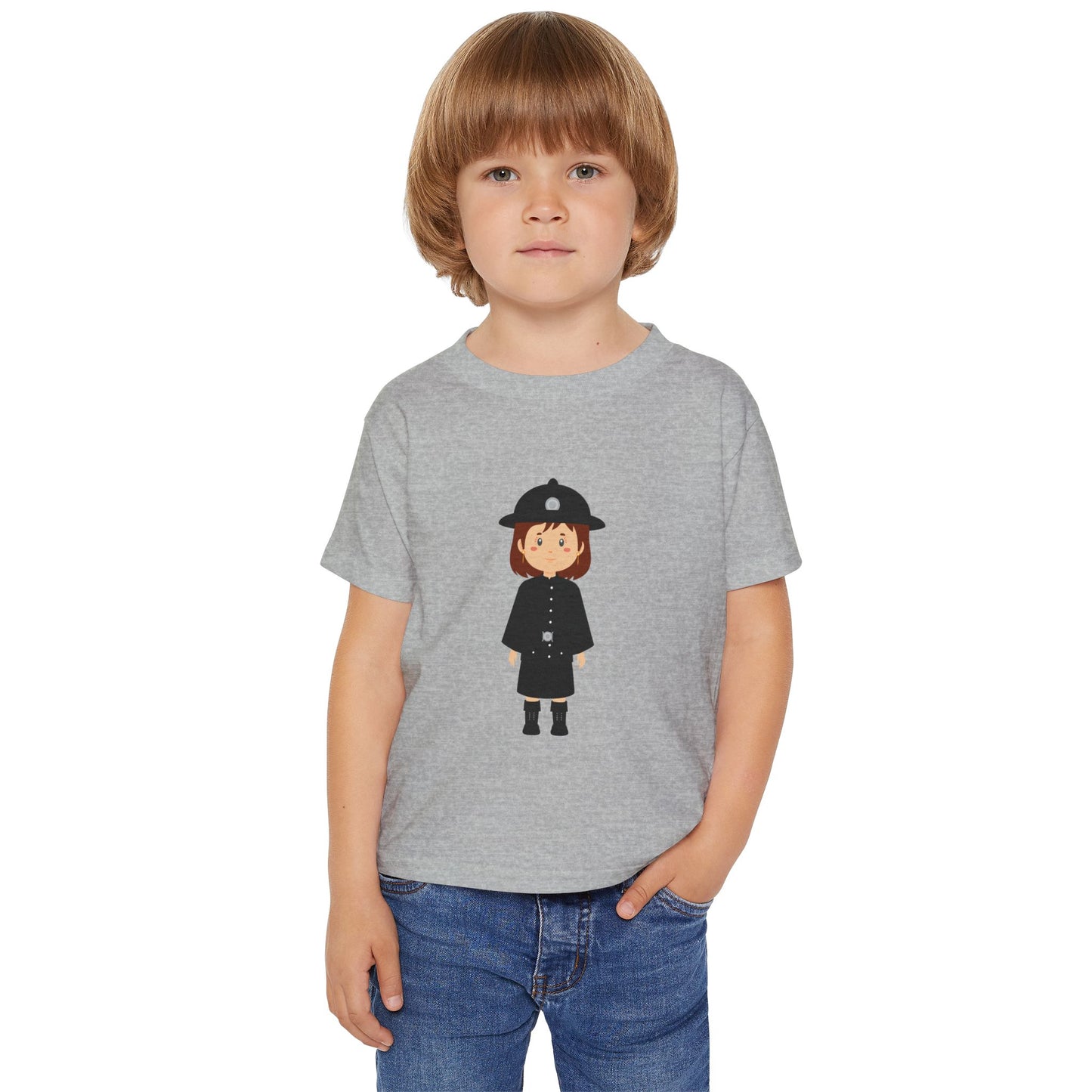 Toddler Police Officer T-Shirt | Heavy Cotton™ - Adorable Kids Tee