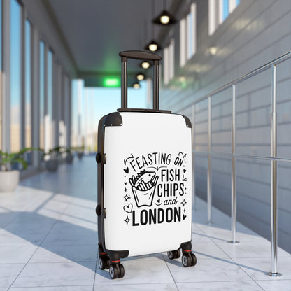Fish Chips and London - Suitcase