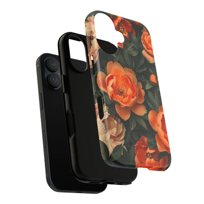 Stylish Floral Phone Case, Tough Cases, Floral Phone Cover, Gift for Her, Spring Accessories, Mother's Day, Phone Protection