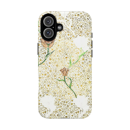 Elegant Floral Phone Case, Tough Cases for iPhone, Stylish Smartphone Cover, Protection with Floral Art, Unique Gift for Her