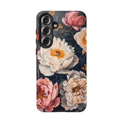 Floral Phone Case, Tough Phone Cover, Flower Design, Unique Gift for Her, Trendy Accessory, Spring Decor