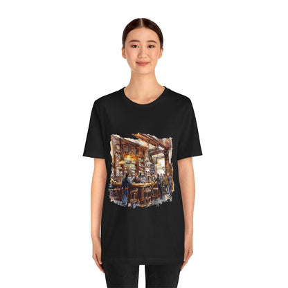 Unisex Jersey Short Sleeve Tee - Pints and Stories - Life at a British Pub