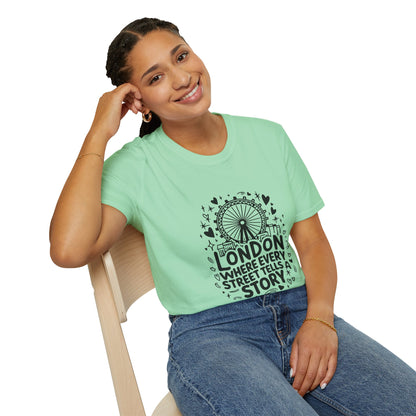 Unisex Softstyle T-Shirt - London's Story Telling Streets