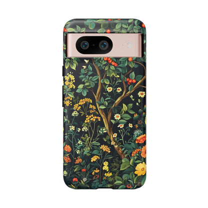 Floral Phone Case - Tough Cases, Colorful Nature Design, Gift for Flower Lovers, Phone Accessory, Unique Cell Phone Cover