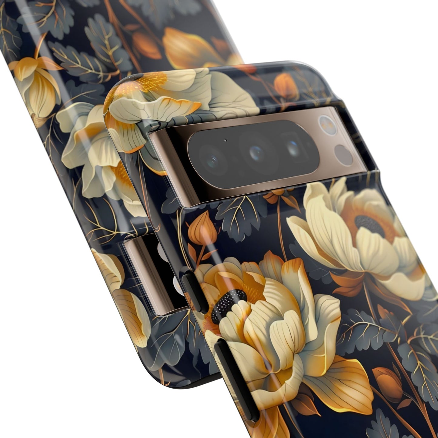 Floral Phone Case - Tough Cases, Stylish Mobile Cover, Flower Design, Holiday Gift, Trendy Accessory, Eco-Friendly Case