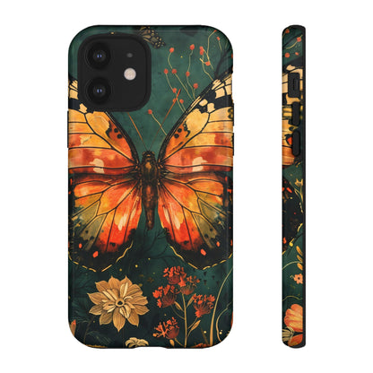 Butterfly Phone Case – Tough Cases for Nature Lovers, Floral Design, Butterfly Art, Unique Gift, Eco-Friendly Protection
