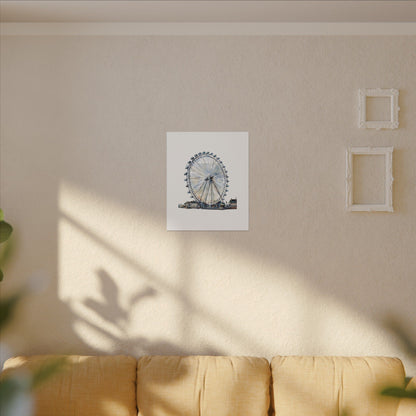 London Eye Canvas Print, Wall Art Decor, Travel Gift, Home Decoration, Unique Art Piece