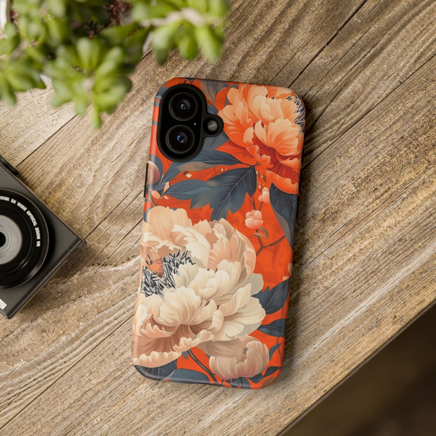 Floral Tough Case, Durable Floral Phone Case, Stylish Protection Case, Gift for Her, Spring Accessories, Mother’s Day Gift
