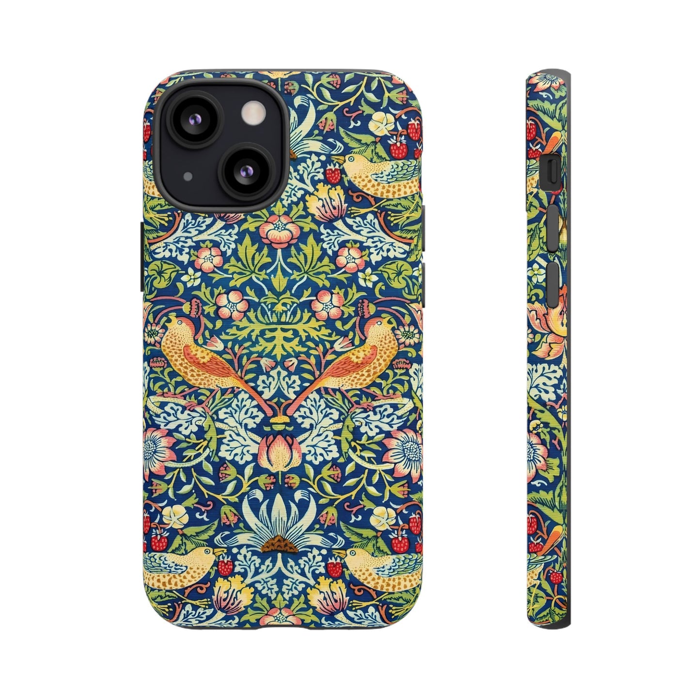 Floral Phone Case | Tough Cases, Stylish Protection, Unique Gift, Eco-Friendly, Floral Pattern, Bird Design