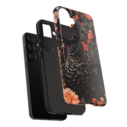 Tough Cases: Floral Design Phone Case, Stylish Protection for Your Phone, Unique Gift for Bird Lovers, Vibrant Floral Art, [...]