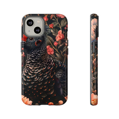 Tough Cases: Floral Design Phone Case, Stylish Protection for Your Phone, Unique Gift for Bird Lovers, Vibrant Floral Art, [...]
