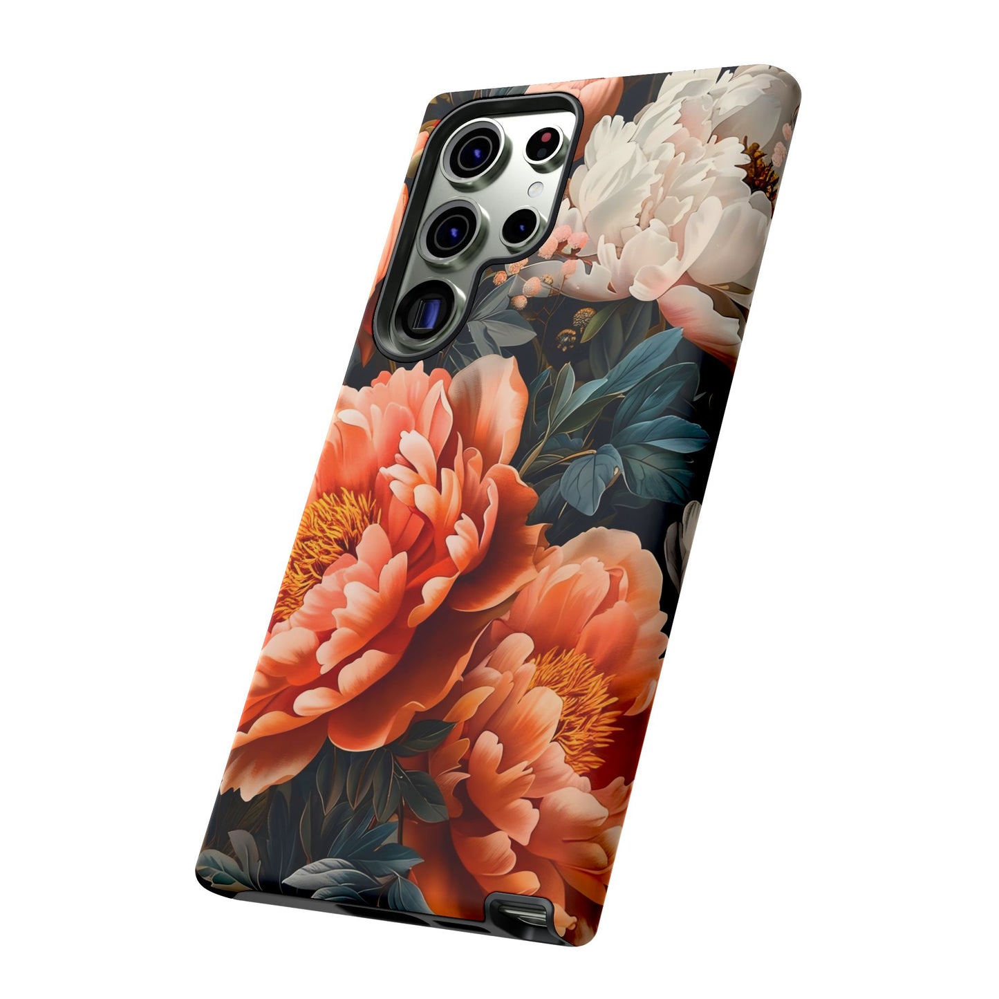 Floral Phone Case - Tough Cases, Durable Cover, Flower Design, Unique Gift, Phone Accessories
