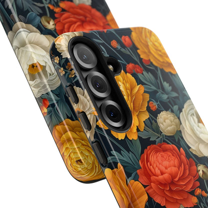 Floral Tough Case for Phones | Durable Floral Phone Cover, Boho Chic, Unique Gift for Her, Phone Protection, Flower Design