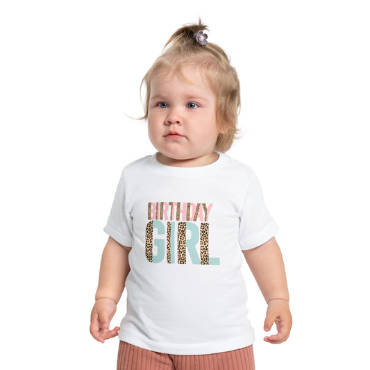 Birthday Girl Baby T-Shirt - Cute Short Sleeve Tee for Celebrations