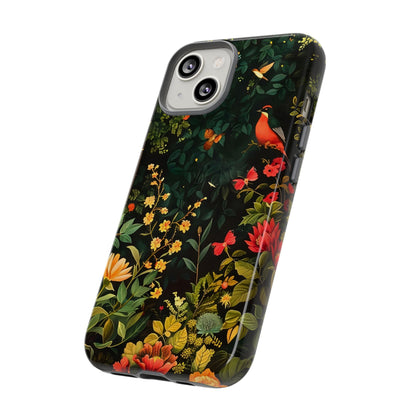 Floral Tough Phone Case, Nature-Inspired Design, Ideal for Garden Lovers, Gift for Birthdays, Christmas, Eco-Friendly Accessory