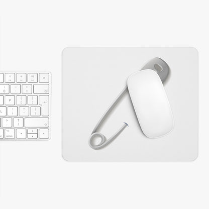 Minimalist Safety Pin Mouse Pad, Stylish Desk Accessory, Computer Mousepad, Gift for Office, Modern Home Decor, Unique Workstation