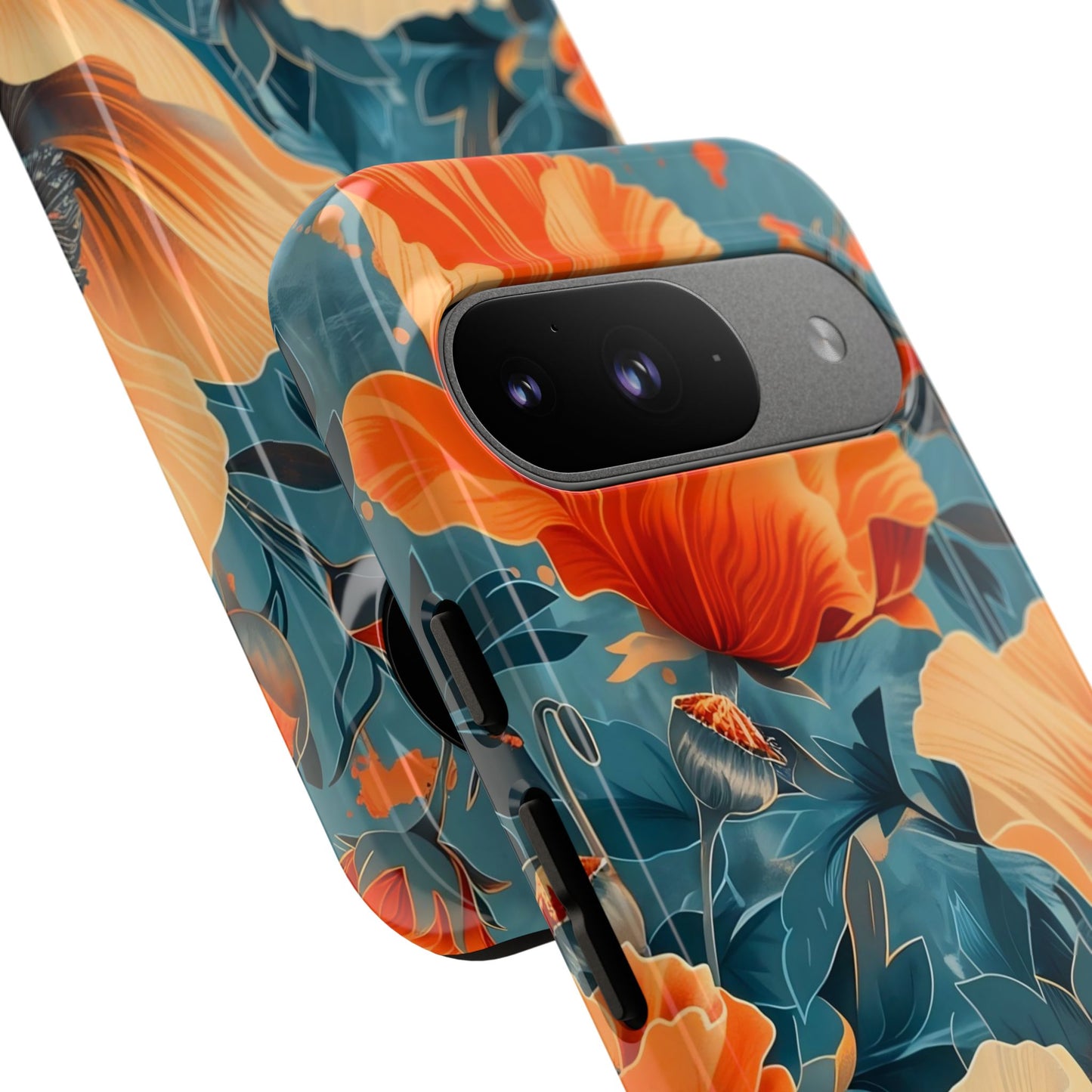 Floral Phone Case, Tough Cases for Protection and Style, Spring Aesthetic, Gift for Her, Phone Accessory for Nature Lovers
