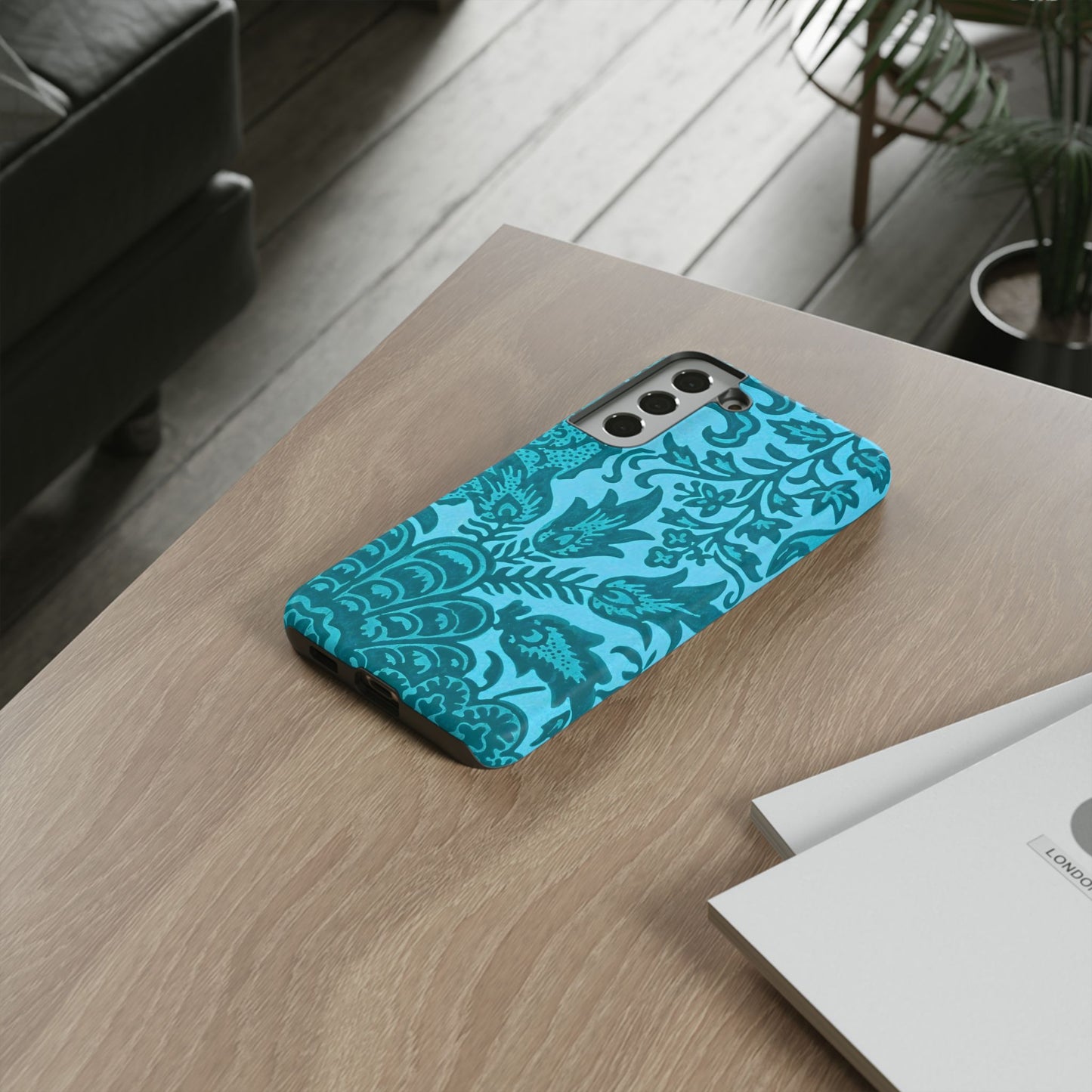 Bohemian Phone Case, Tough Floral Phone Cover, Artistic Phone Protector, Gift for Her, Unique Tech Accessories