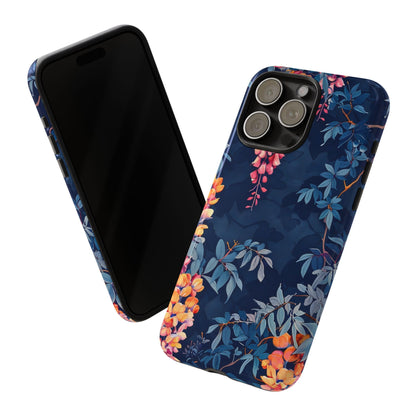 Floral iPhone Case, Tough Phone Cover, Gift for Her, Nature Lover Accessory, Spring Decor, Unique Floral Design