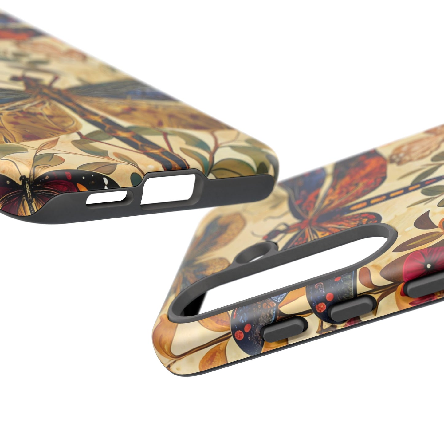 Vintage Dragonfly Phone Case, Nature Inspired, Tough Cases, Eco-Friendly Gift, Bohemian Style, Insect Design