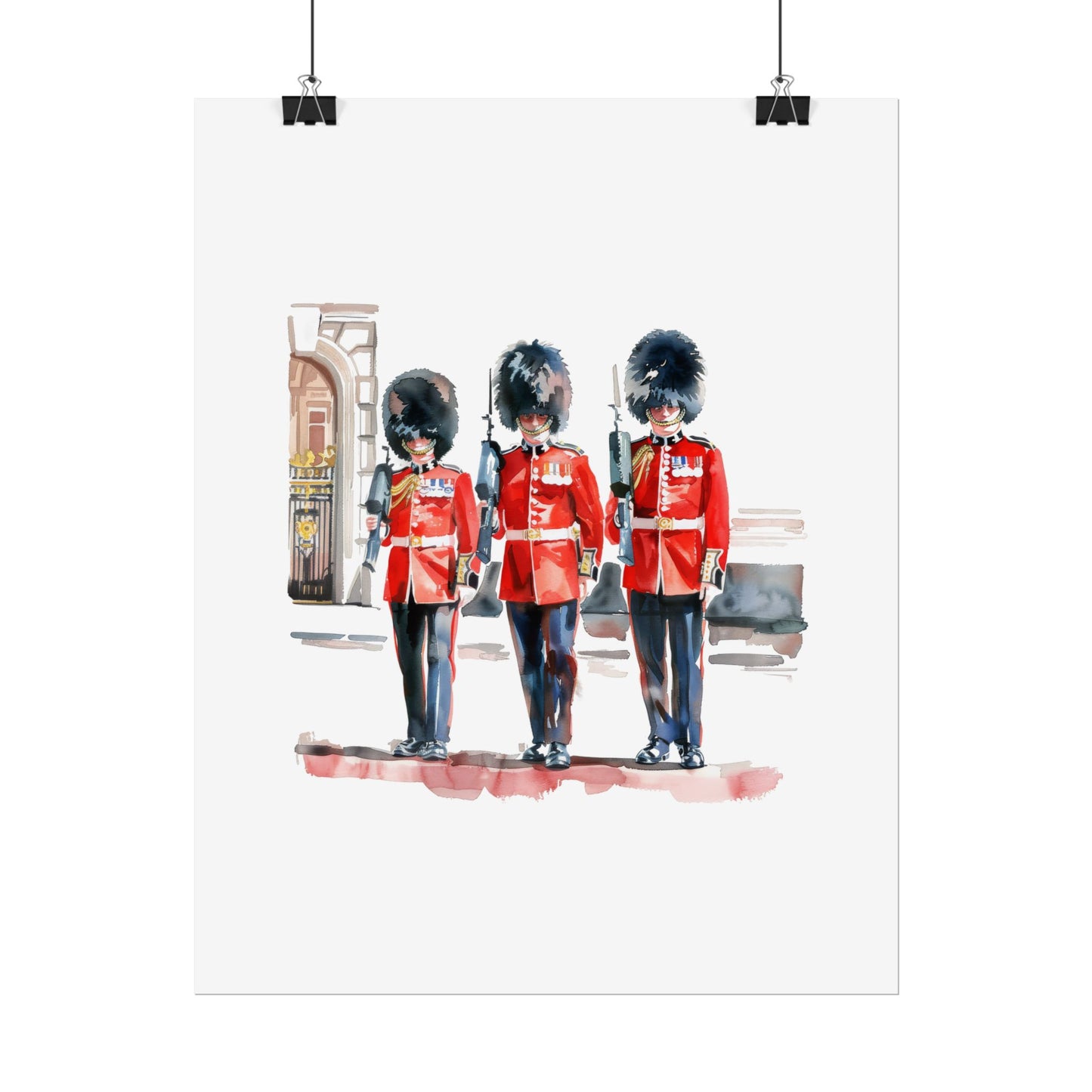 London Guard Roll-Up Posters, British Soldier Art Prints, Home Decor, Travel Gifts, Wall Art for Various Occasions