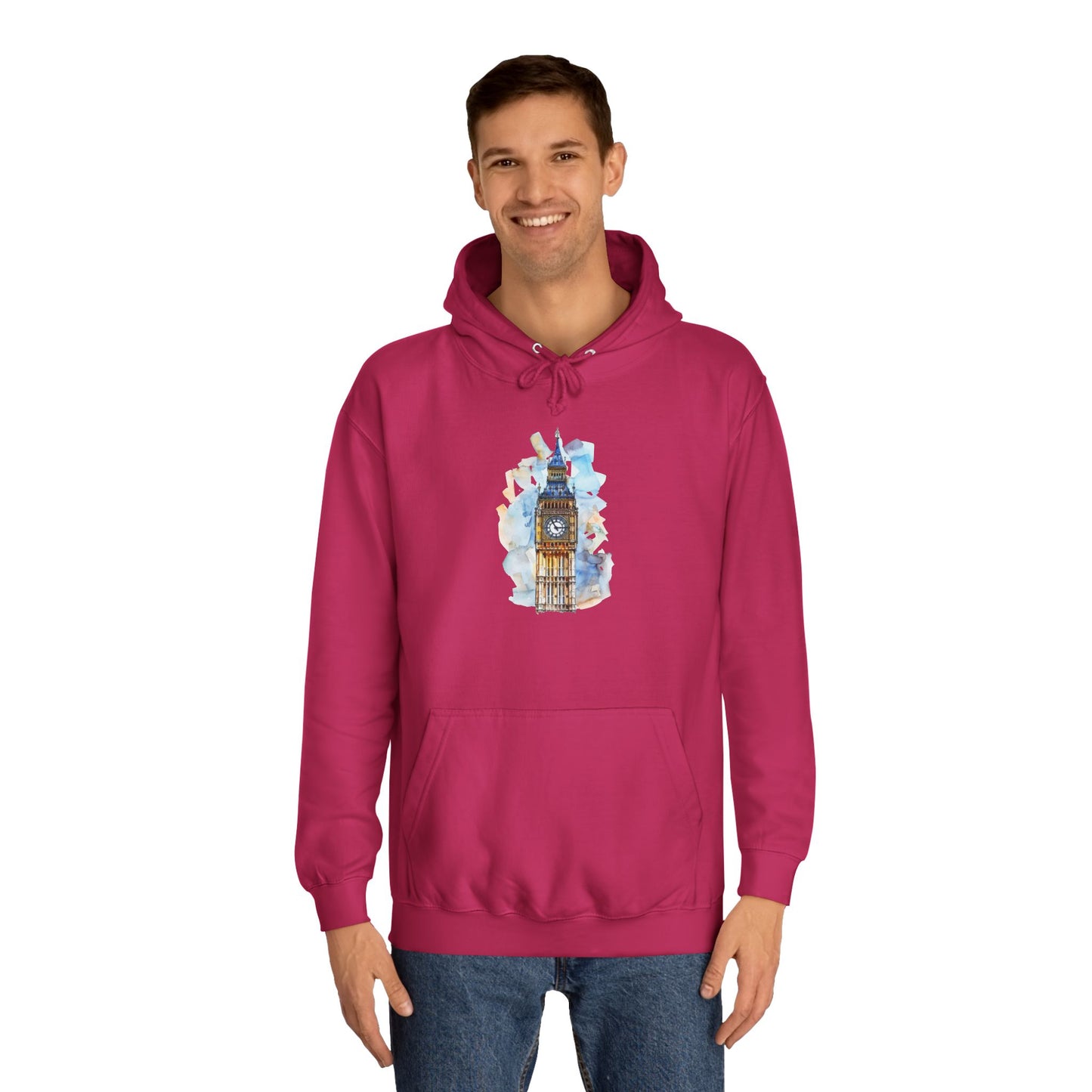 Unisex College Hoodie - London’s Pride - The Big Ben Tower
