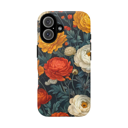 Floral Tough Case for Phones | Durable Floral Phone Cover, Boho Chic, Unique Gift for Her, Phone Protection, Flower Design