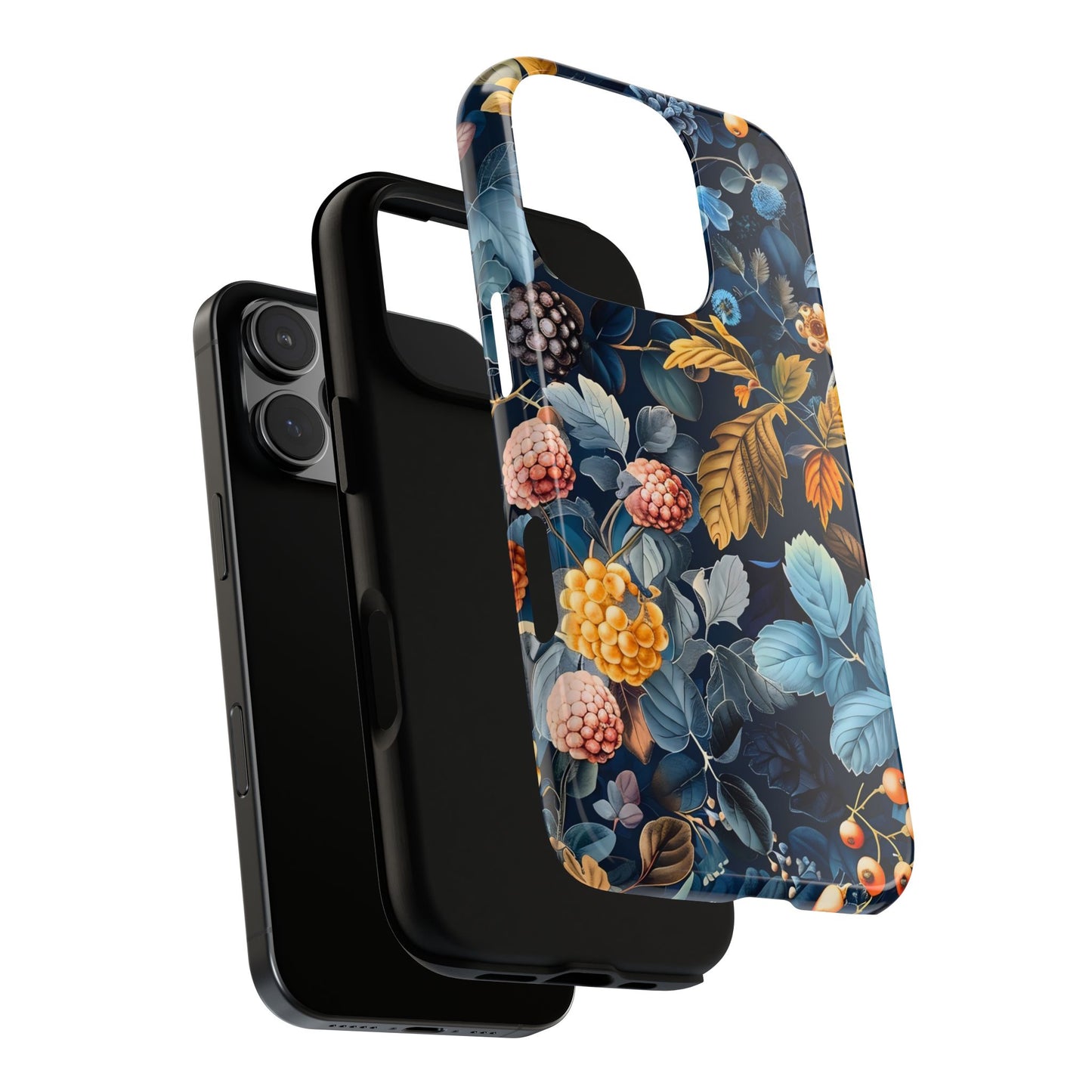 Floral iPhone Case, Tough Phone Cover, Nature-inspired Accessory, Gift for Her, Trendy Protection Case