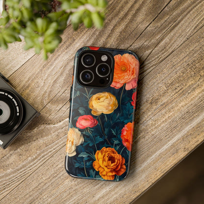 Floral Phone Case, Tough Cases for Phone Protection, Gift for Flower Lovers, Floral Designs, Spring Decor