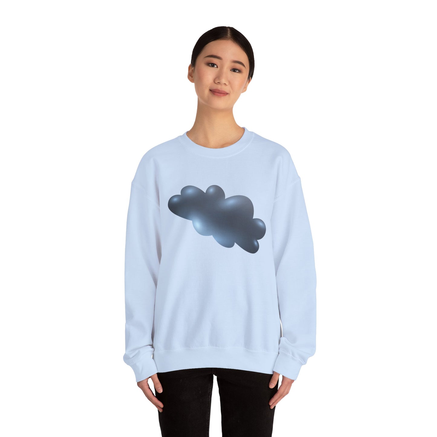 Unisex Heavy Blend™ Crewneck Sweatshirt - Serene Cloudscape - Dreamy Cloud Design