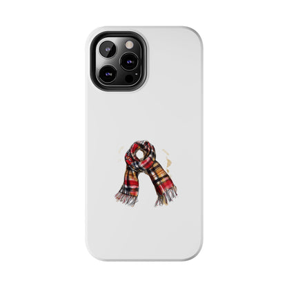 Cozy Plaid Scarf Phone Case - Tough Protection for Winter Style