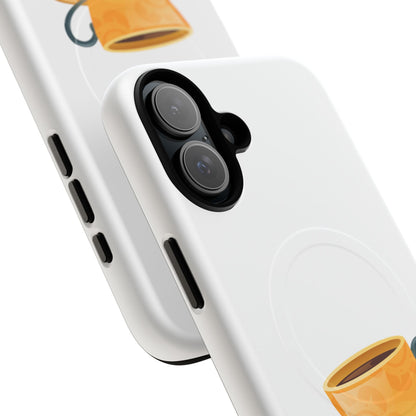 Coffee Lover's Tough Magnetic Case | Durable Phone Cover, Gift for Him, Her, Stylish Accessory