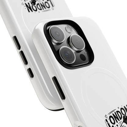 London Pigeon Rule Magnetic Phone Case, Tough Phone Cover, Gift for London Lovers, Unique Phone Accessories, Stylish Protection