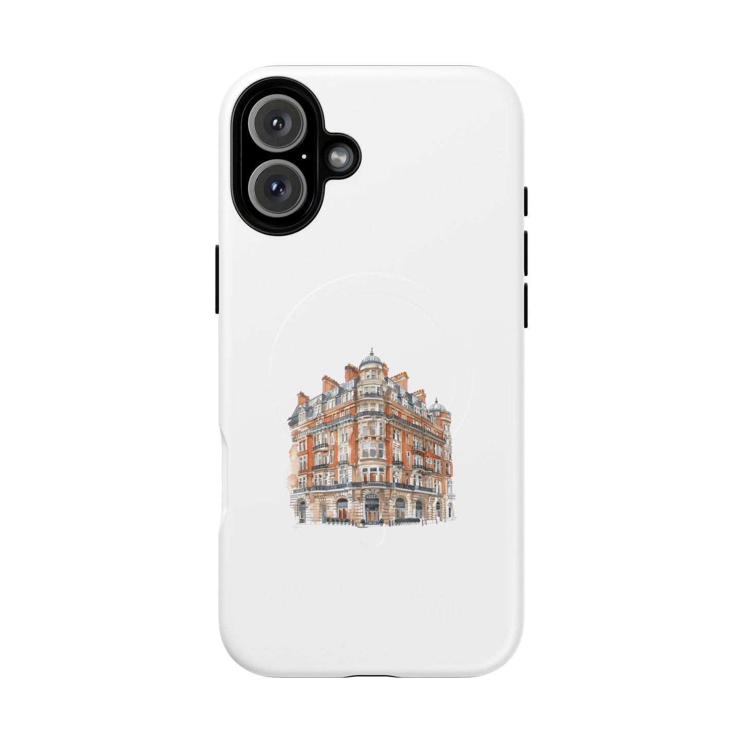 Elegant Tough Magnetic Case with Urban Design, Phone Case, Smartphone Protector, Gift for Her, Unique Tech Accessories