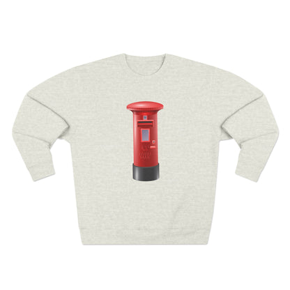 Unisex Crewneck Sweatshirt - Classic UK Royal Mailbox