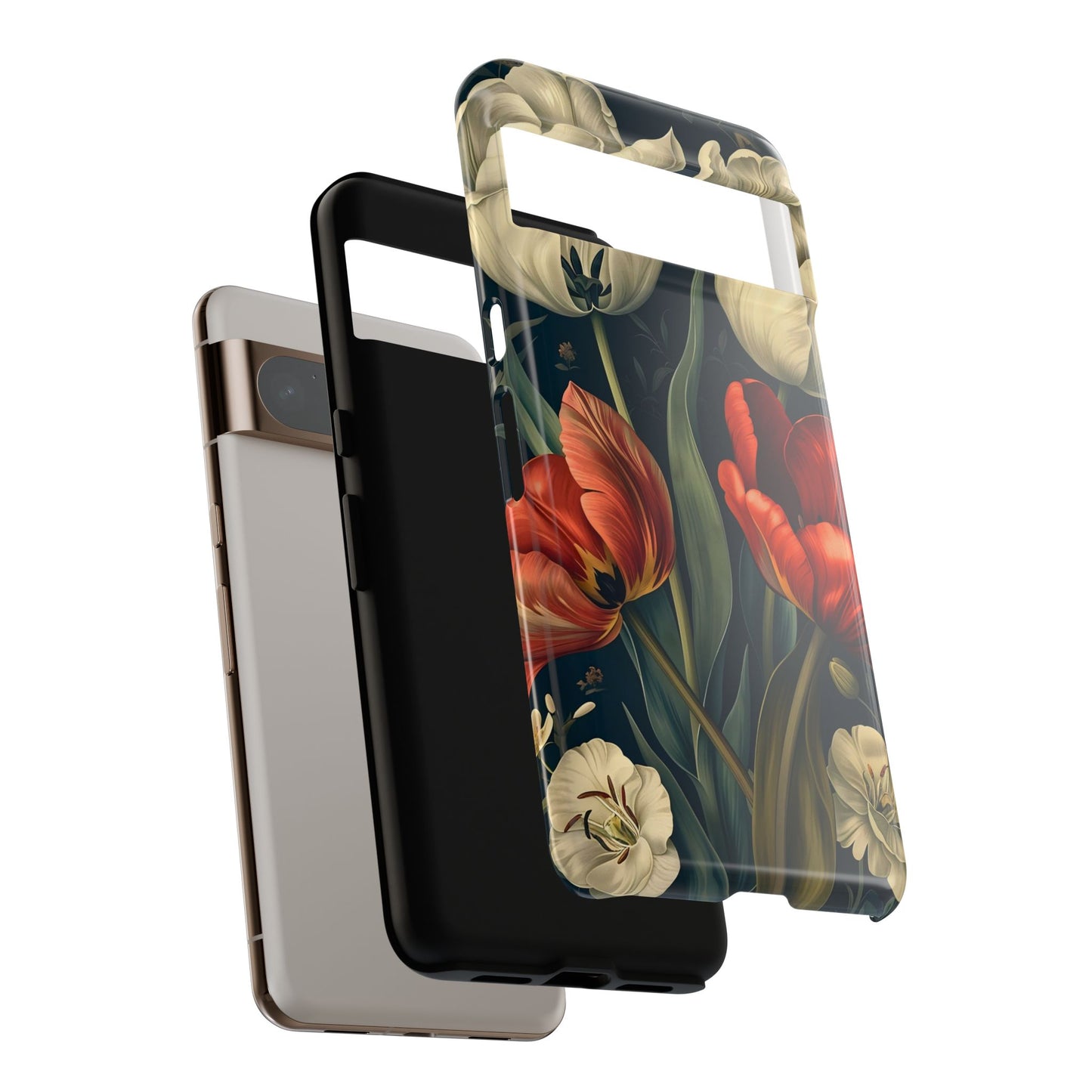 White Flower Tough Cases