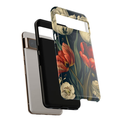 White Flower Tough Cases