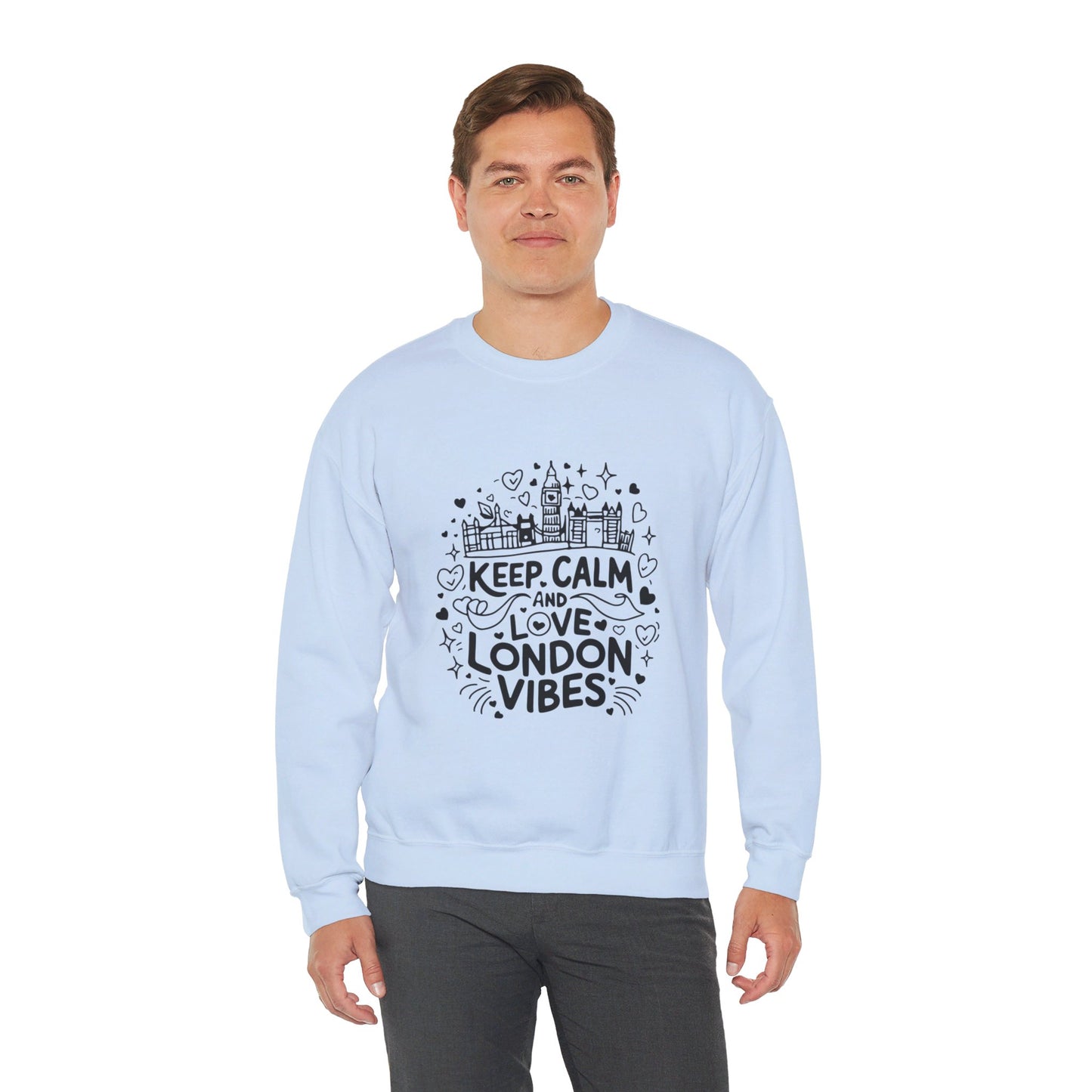 Unisex Heavy Blend™ Crewneck Sweatshirt Trendy - Love London Vibes