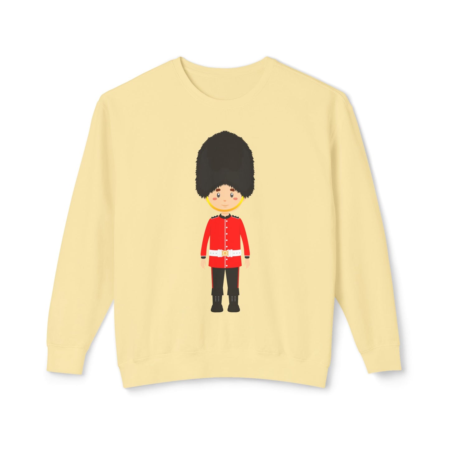 Unisex Lightweight Crewneck Sweatshirt - British Soldier - Classic Military Elegance and Honorable