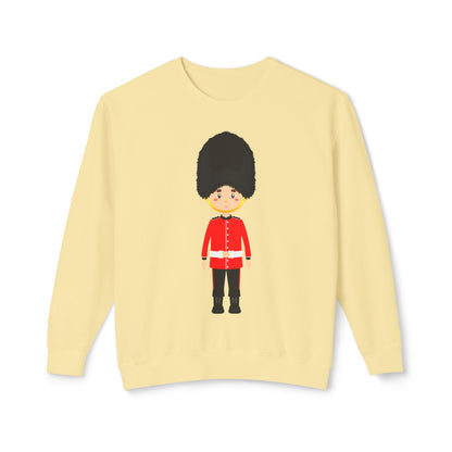 Unisex Lightweight Crewneck Sweatshirt - British Soldier - Classic Military Elegance and Honorable