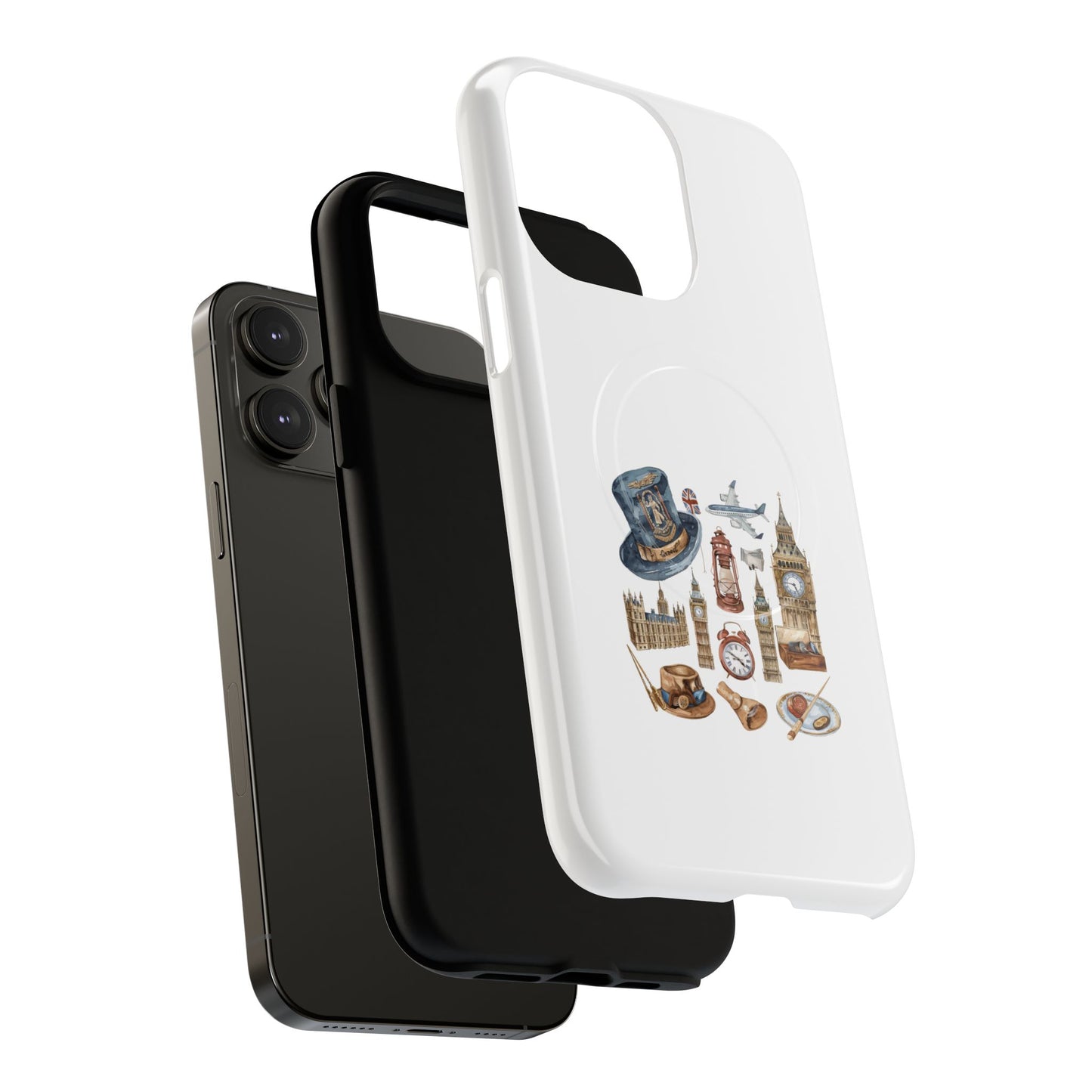 London Adventure Tough Magnetic Phone Case, Gift for Travelers, Unique Design, Travel Accessories, Holiday Present, Custom Phone Cover